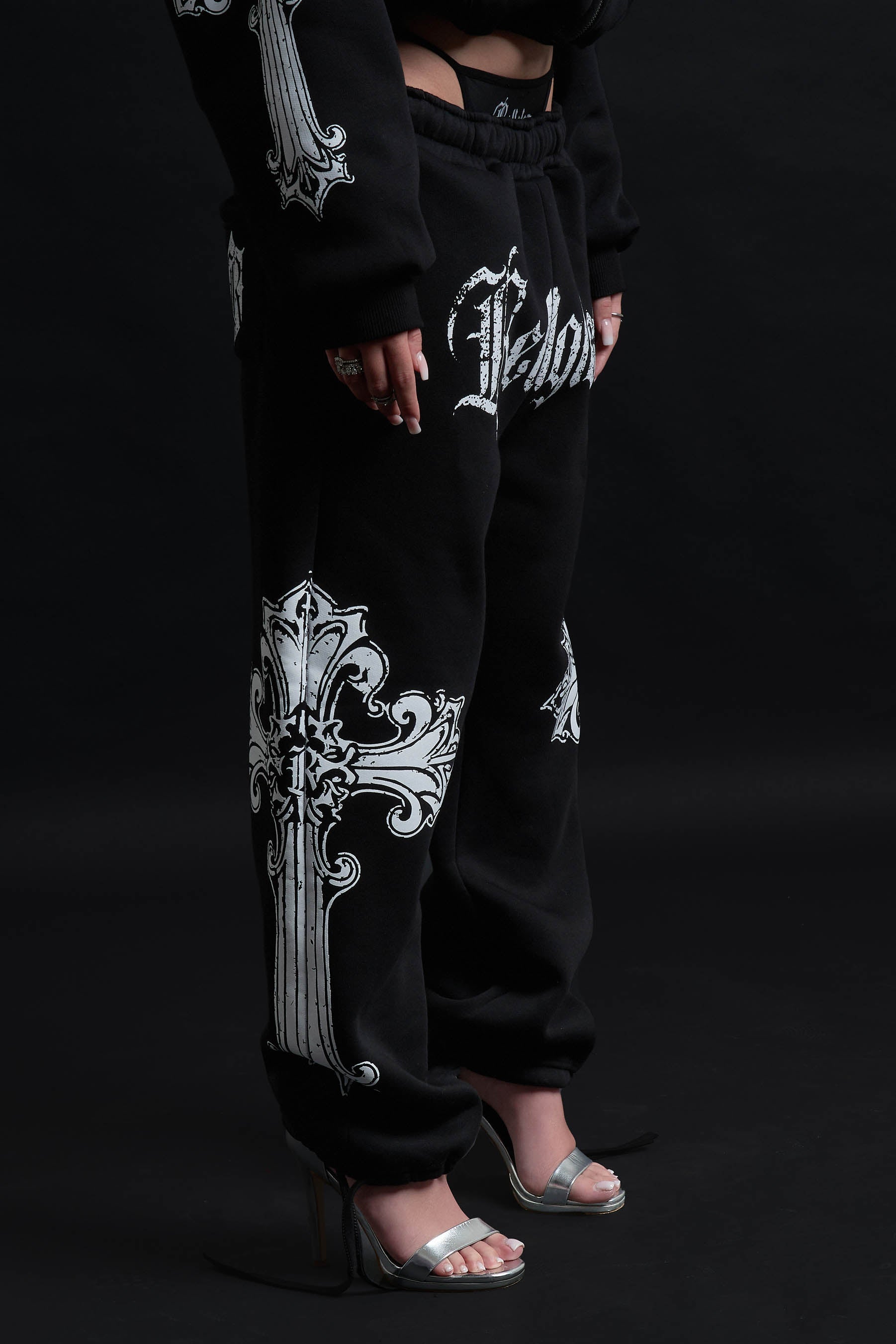 CATHEDRAL TRACK SUIT BLACK&amp;WHITE