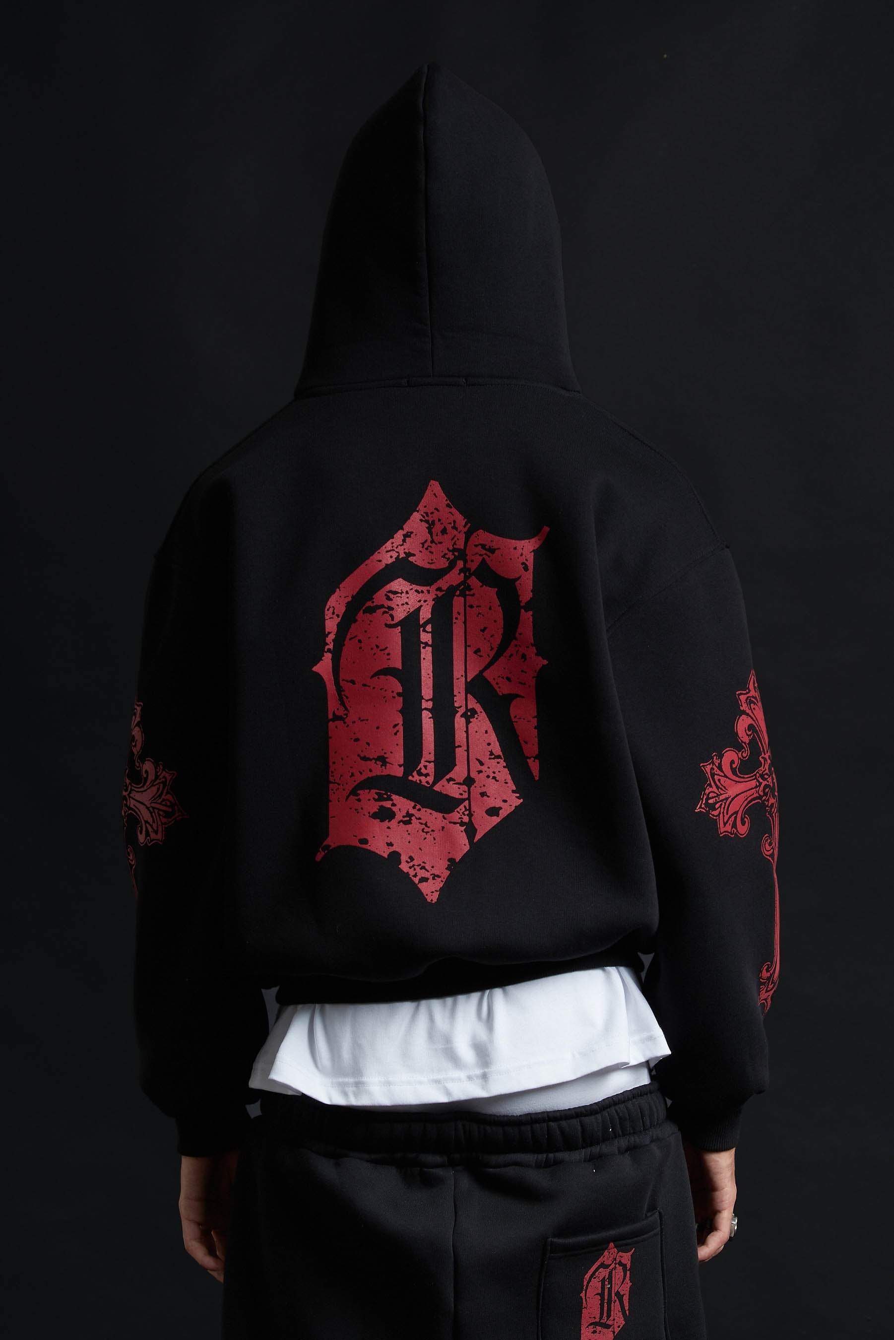 CATHEDRAL TRACK SUIT BLACK&amp;RED