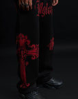 CATHEDRAL TRACK SUIT BLACK&RED