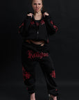 CATHEDRAL TRACK SUIT BLACK&RED