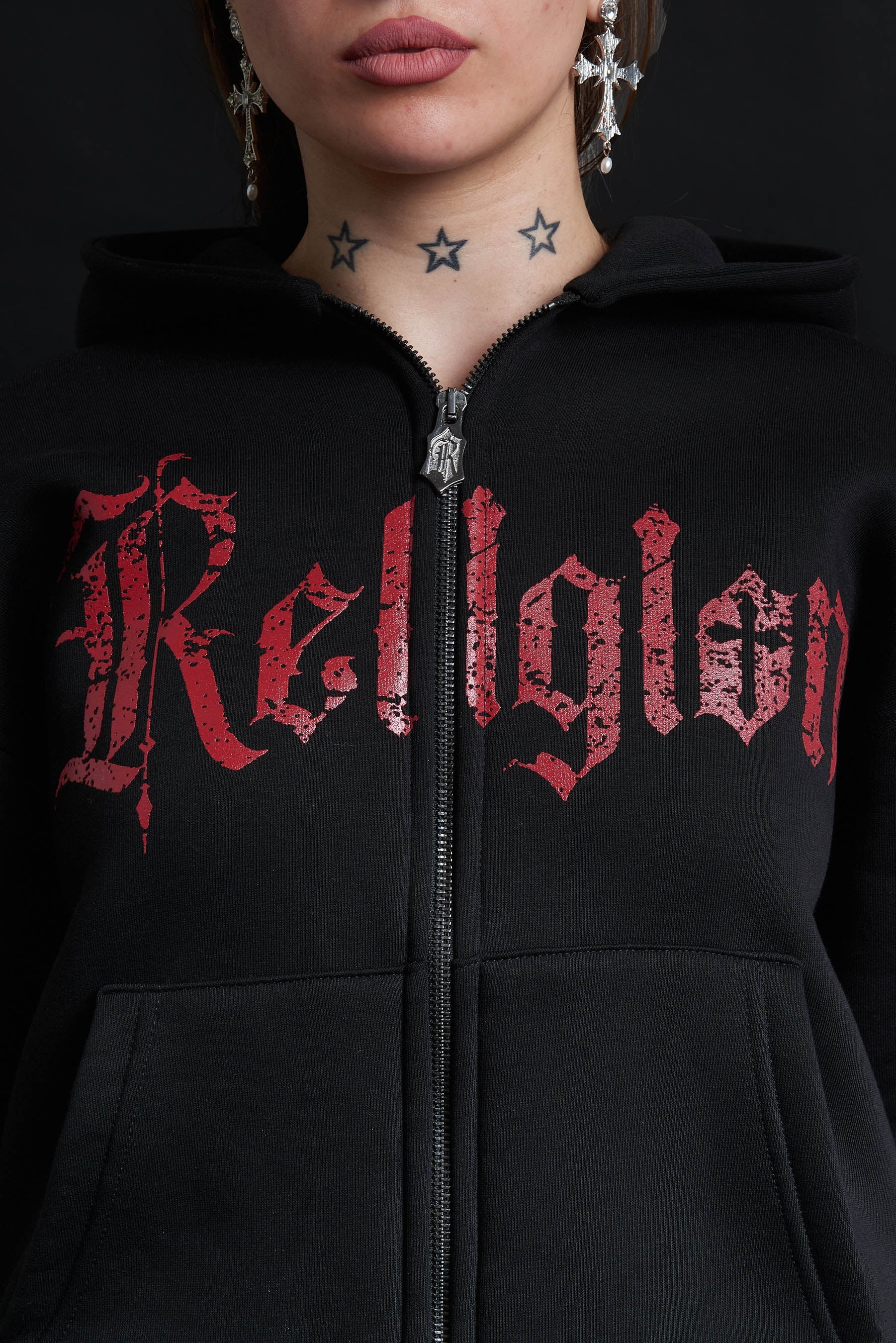 CATHEDRAL TRACK SUIT BLACK&amp;RED
