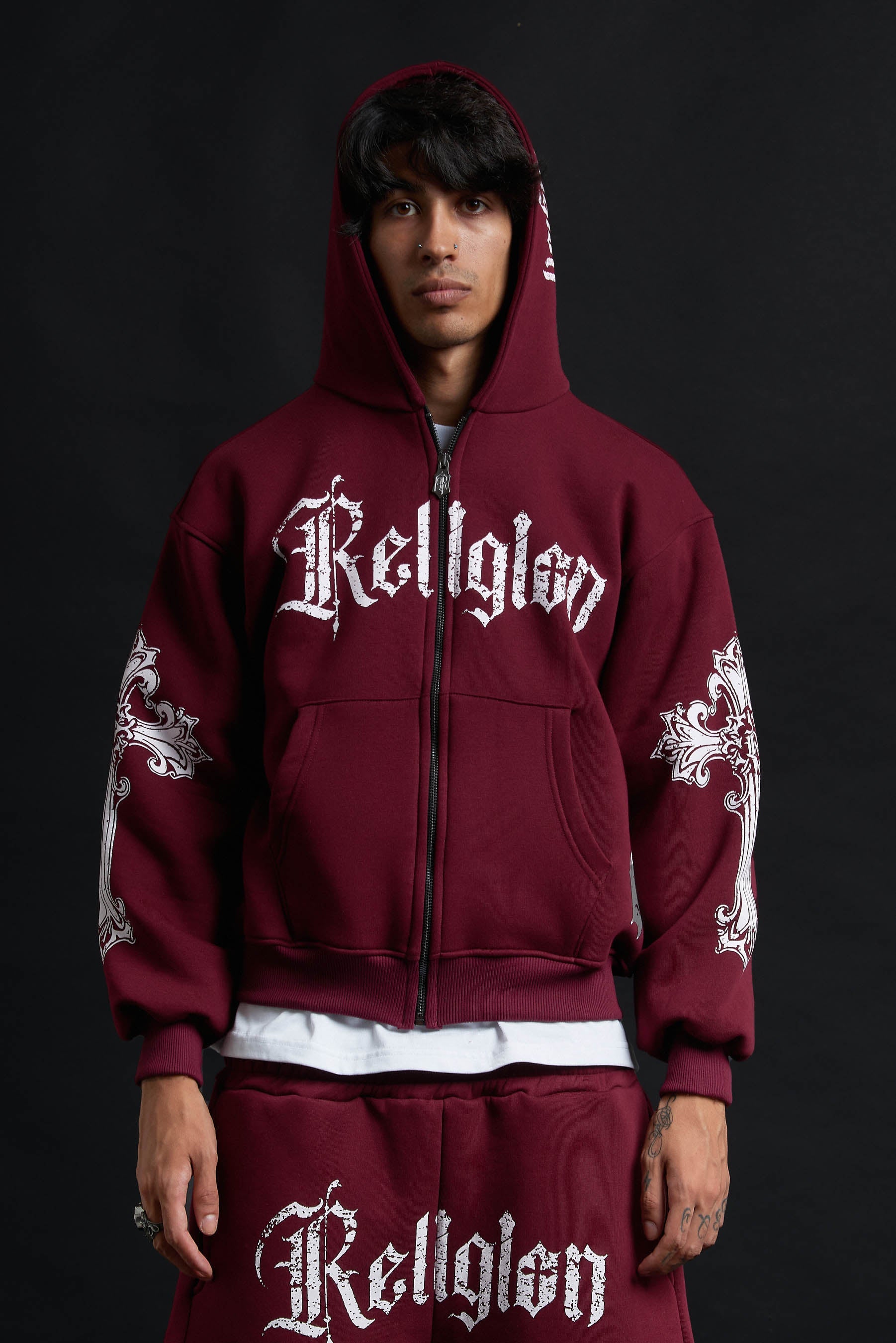 HOODIE CATHEDRAL BORDEAUX