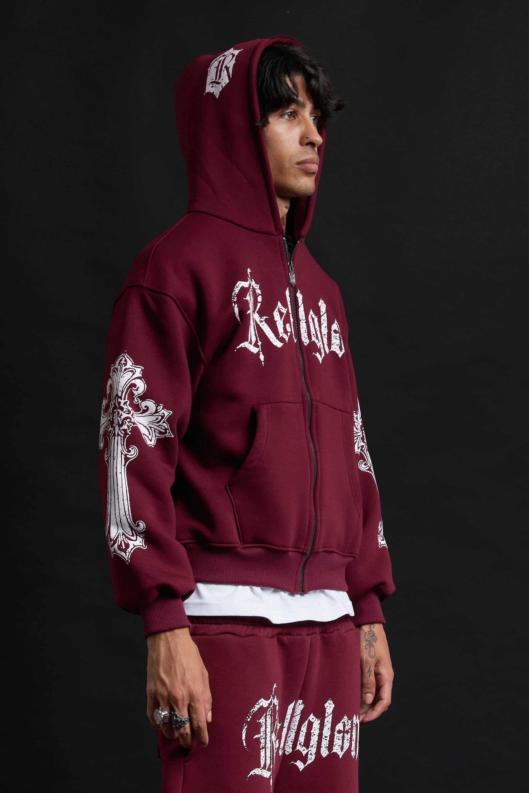 HOODIE CATHEDRAL BORDEAUX