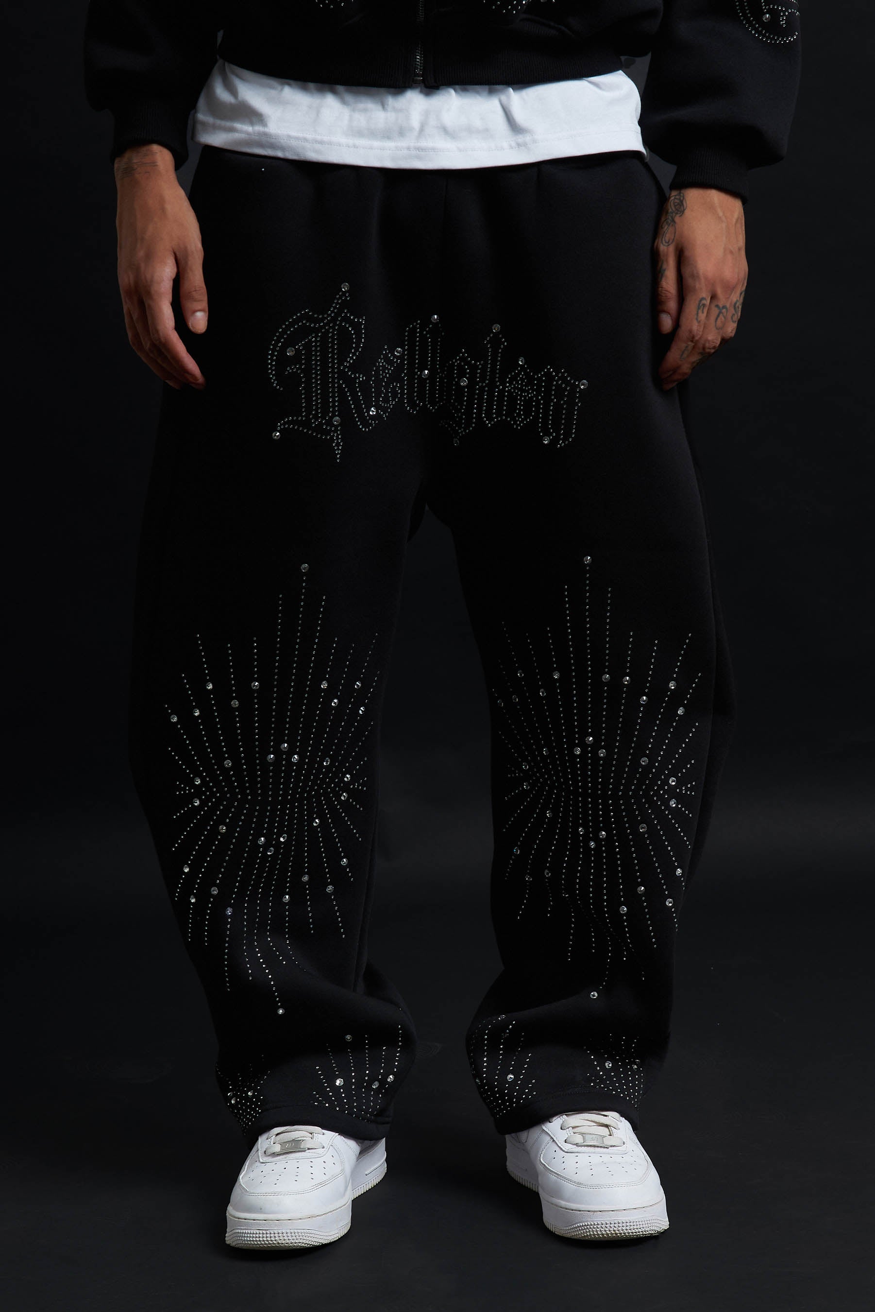 TRACK SUIT RELIQUAR TOTAL BLACK CRYSTAL