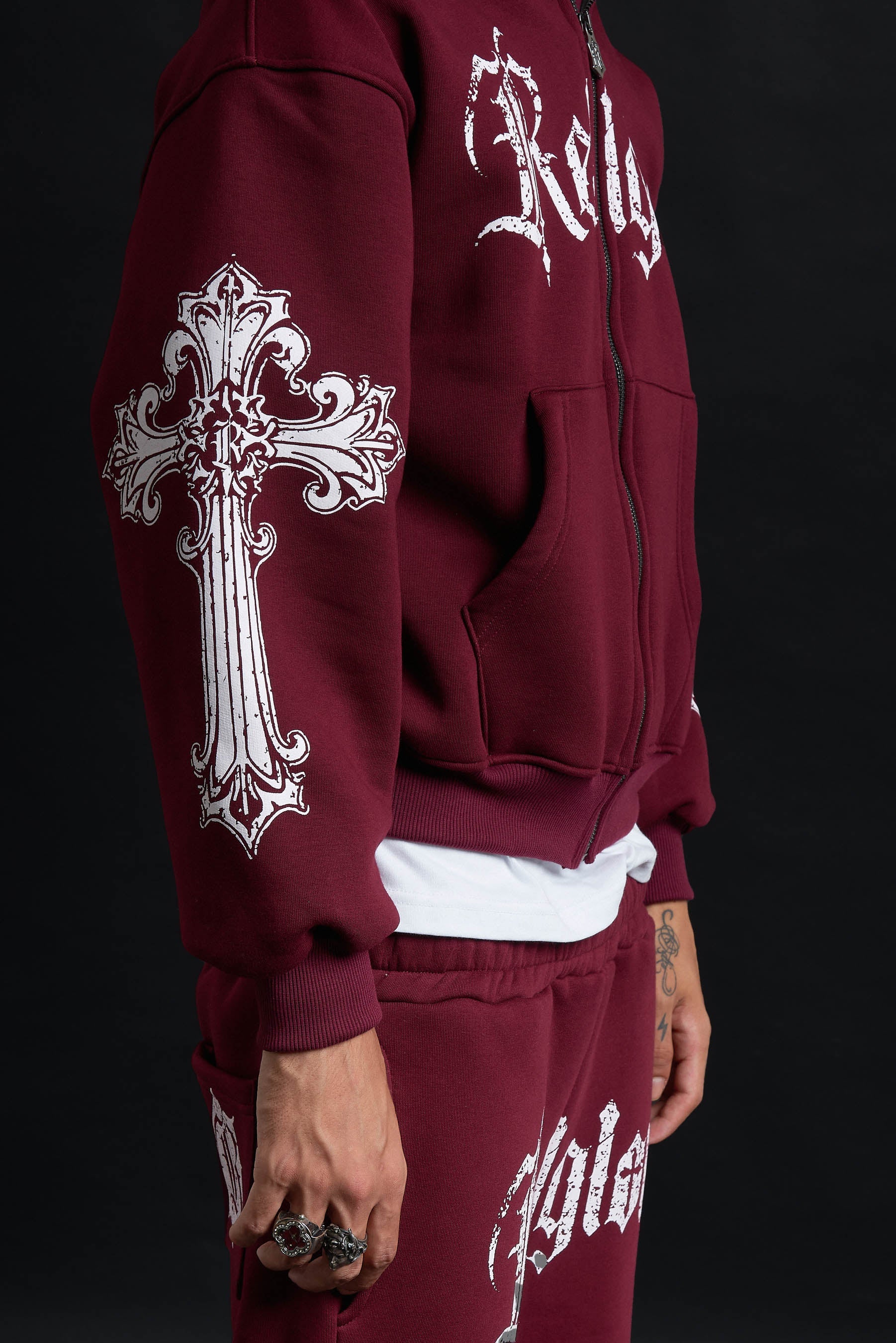HOODIE CATHEDRAL BORDEAUX