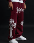 SWEATPANTS CATHEDRAL BORDEAUX