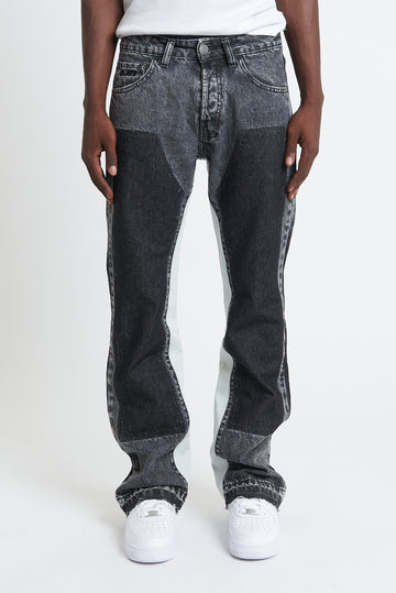 DENIM FLARE BLACK