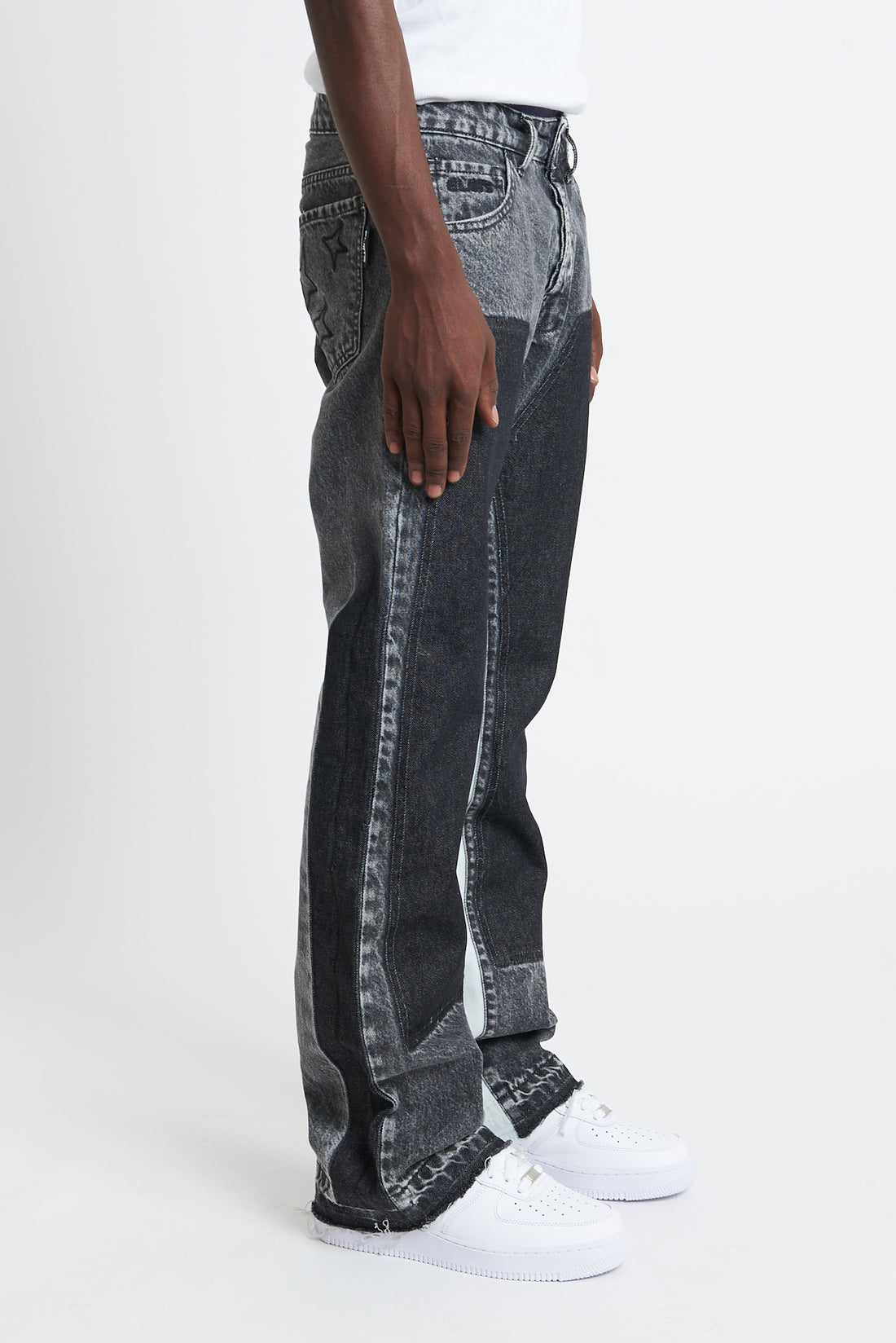DENIM FLARE BLACK