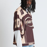 SHORT SLEEVE HOCKEY CHOCO-SAND