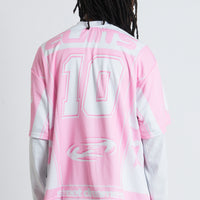 SHORT SLEEVE HOCKEY PINK