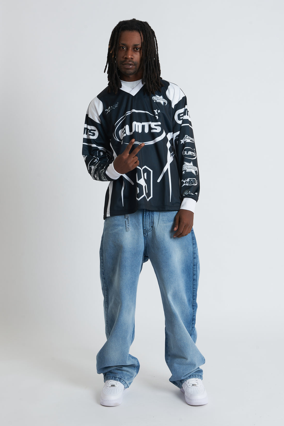 LONG SLEEVE SIX NINE BLACK