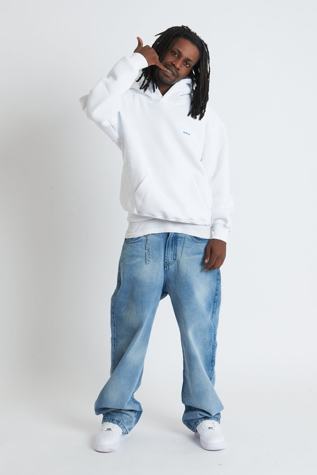 HOODIE KILLER WHITE-ROYAL