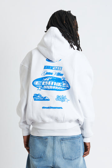 HOODIE KILLER WHITE-ROYAL