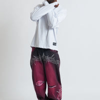 DENIM BAGGY BARBED WIRE BLACK/PINK