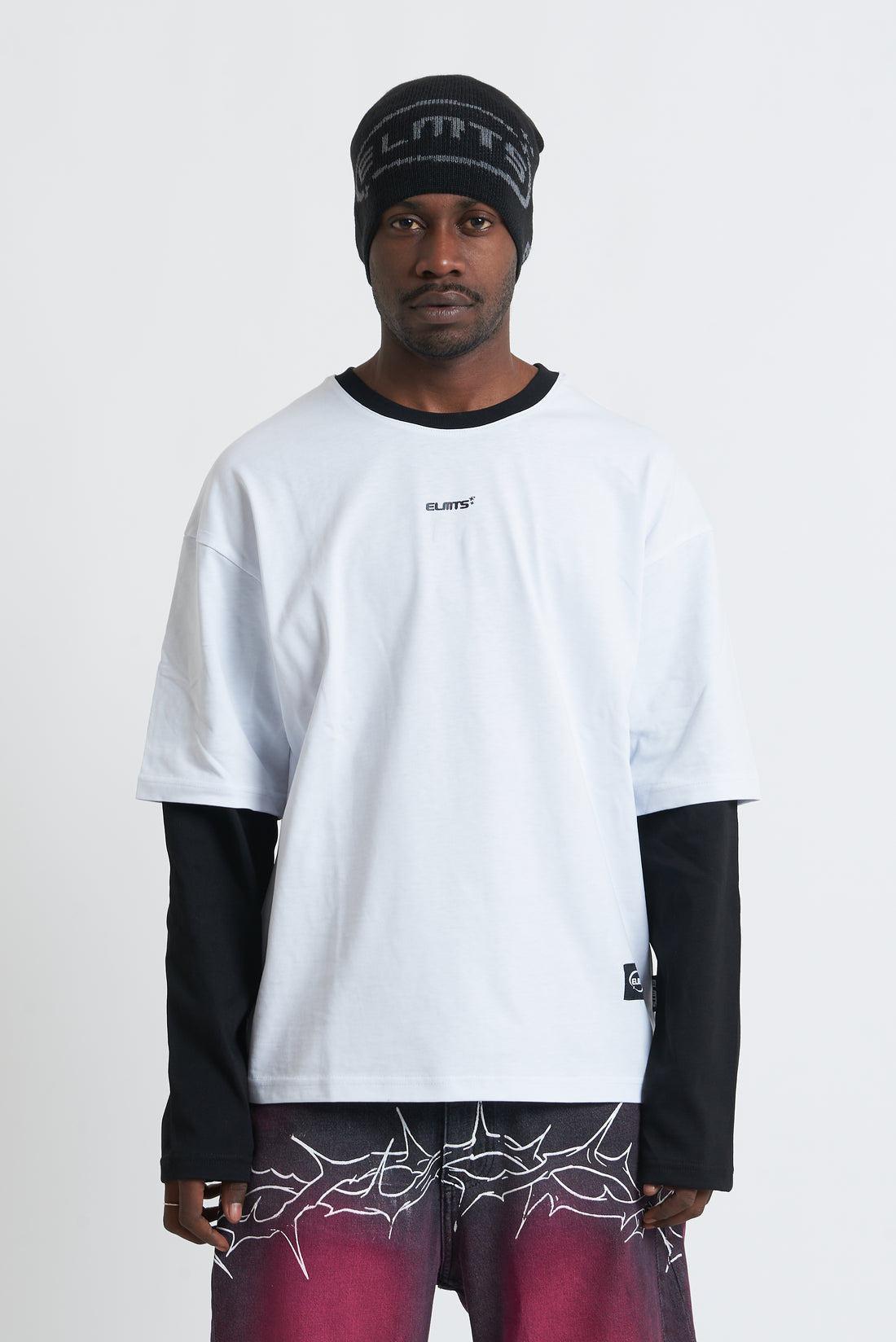 Double Long Sleeve jersey white