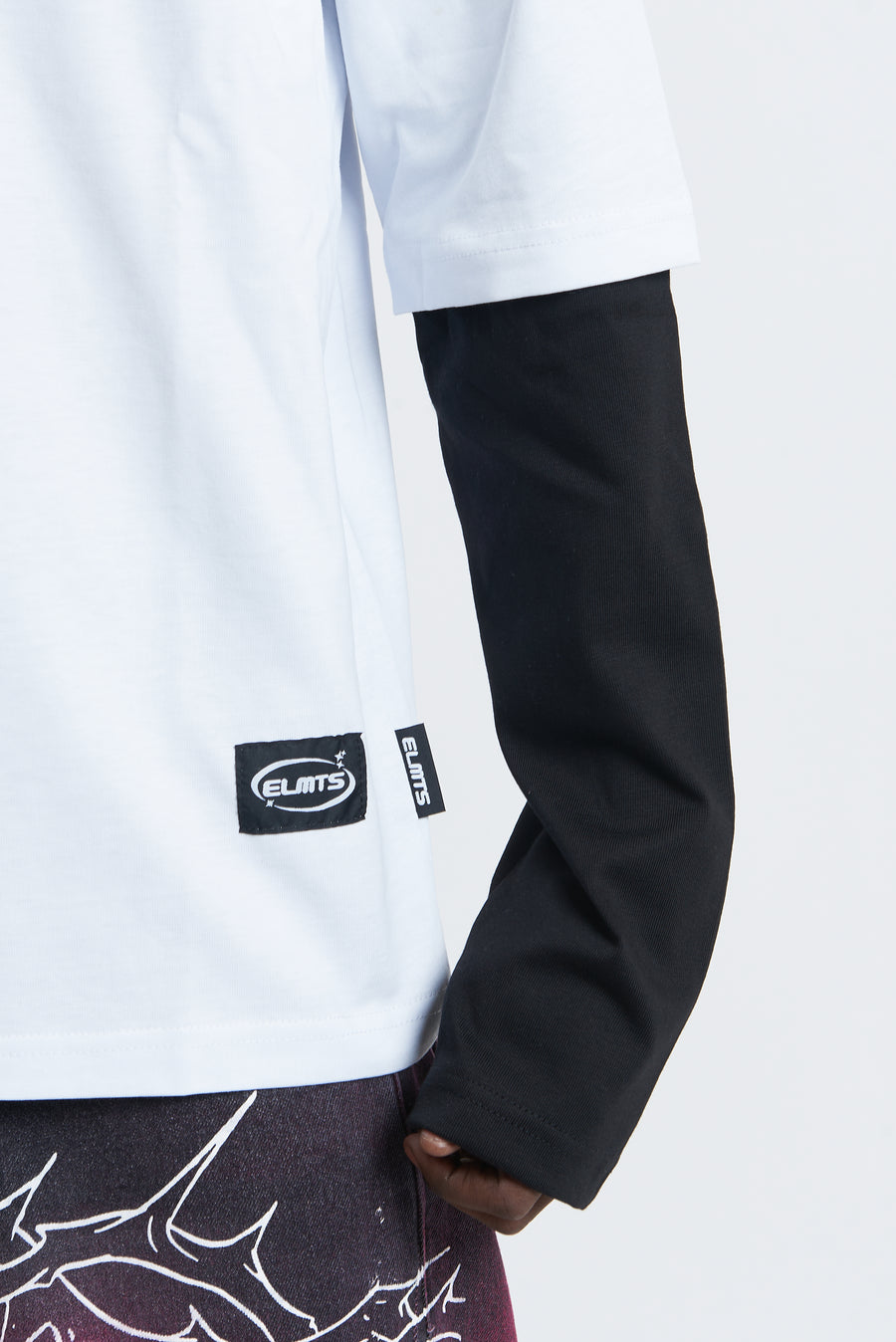 Double Long Sleeve jersey white