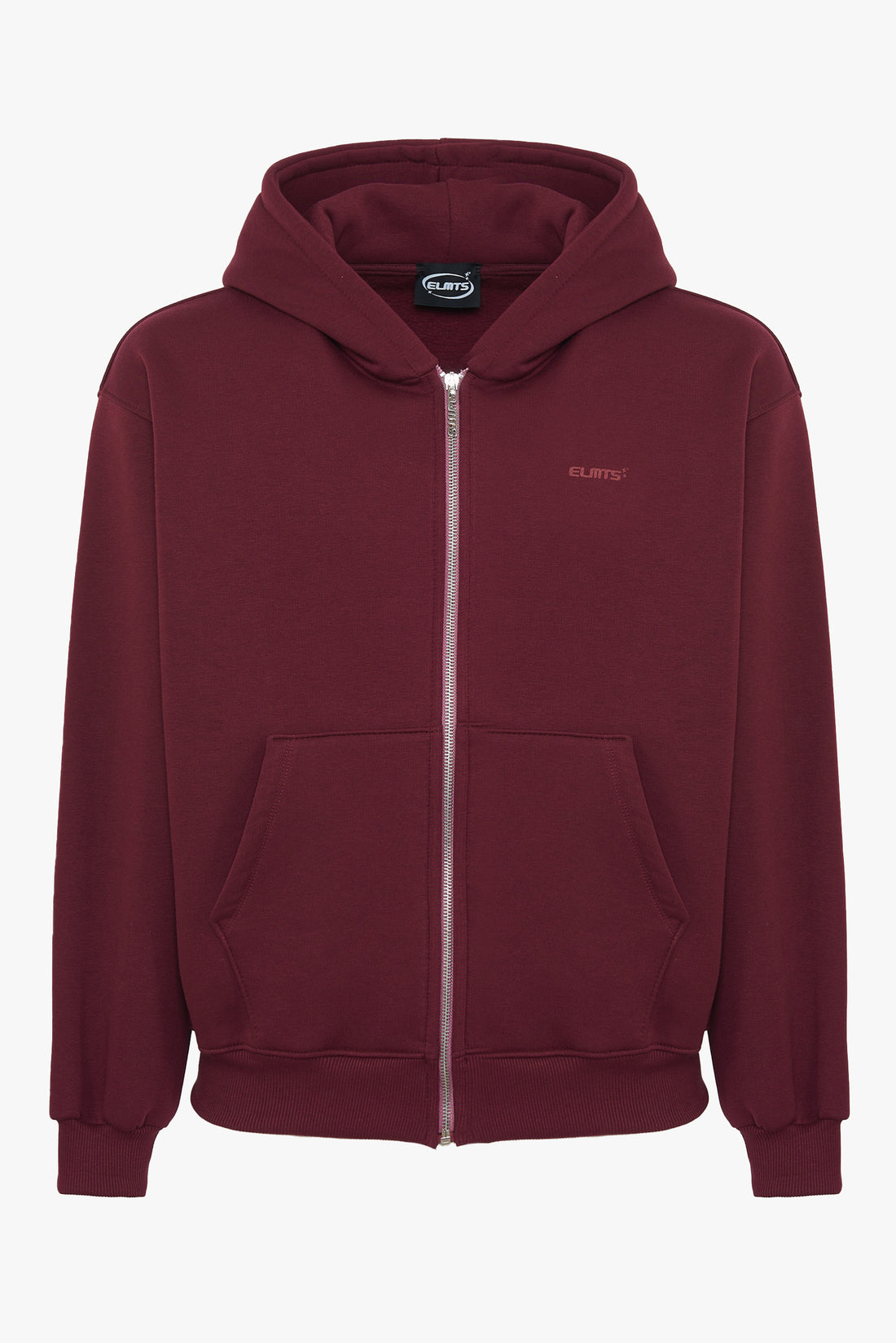 HOODIE ZIP BORDEAUX