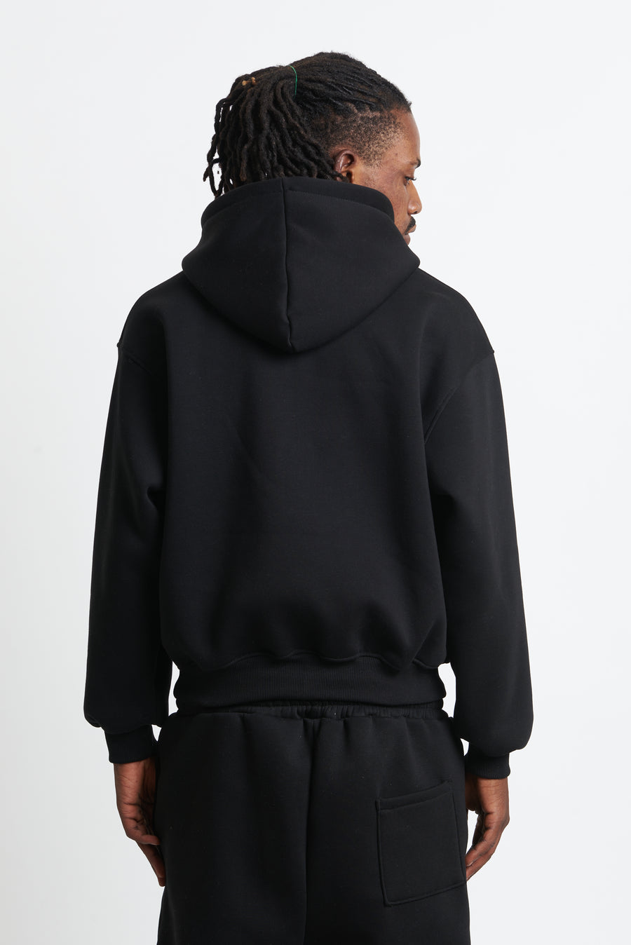 HOODIE ZIP BLACK