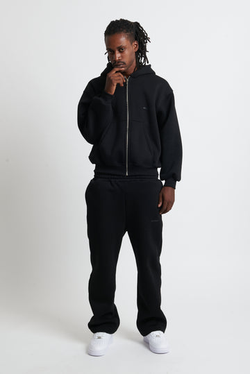 HOODIE ZIP BLACK