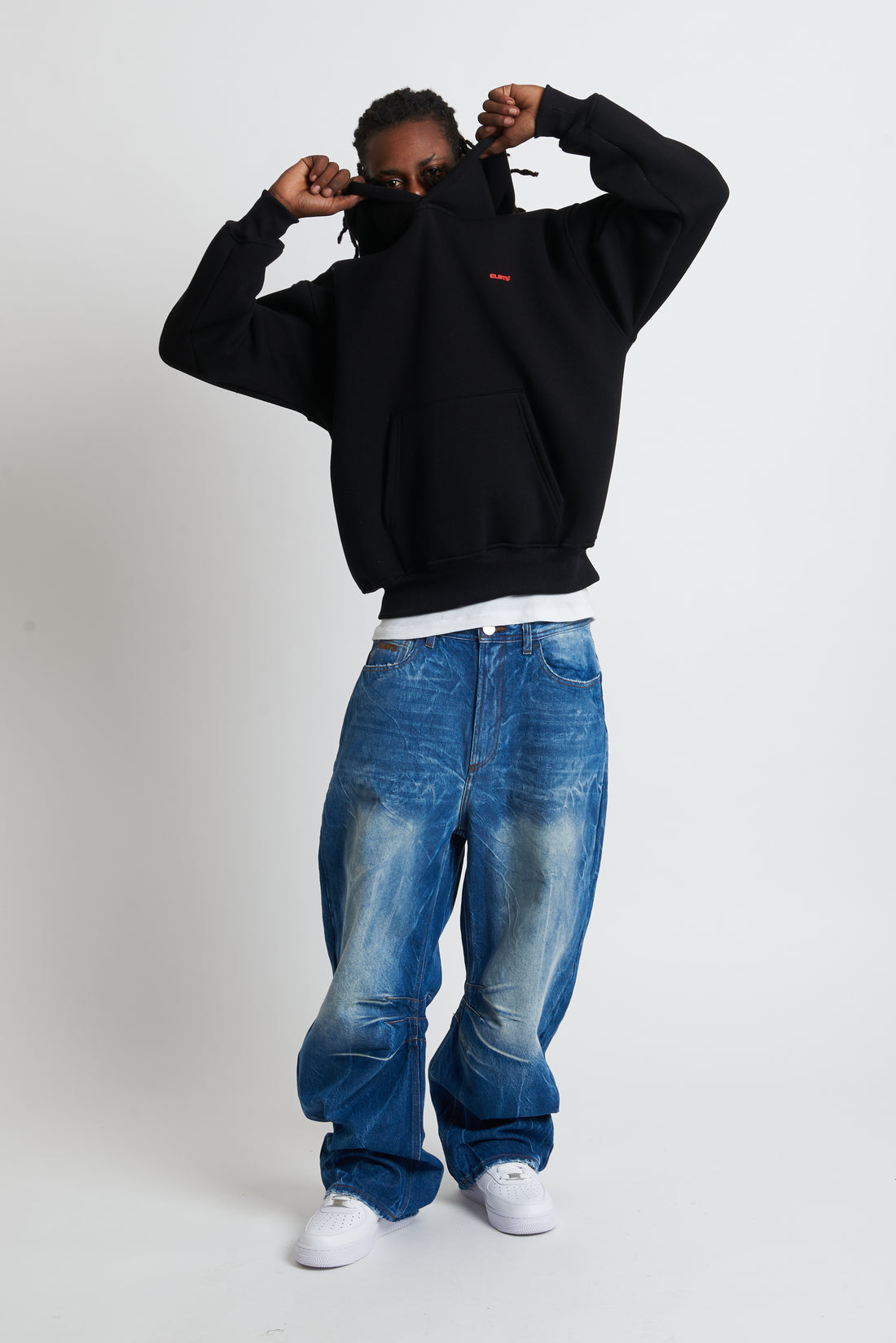HOODIE KILLER BLACK-RED