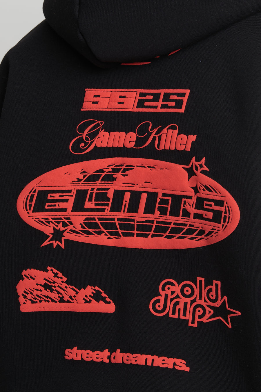 HOODIE KILLER BLACK-RED