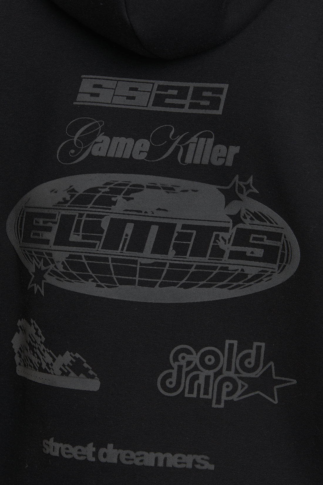 hoodie killer black & black