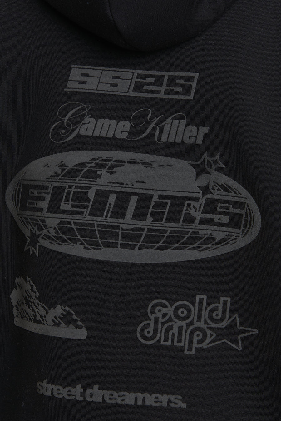 hoodie killer black & black