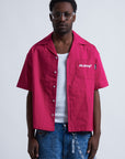JACKET EMBROIDERED FUCSIA
