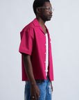 JACKET EMBROIDERED FUCSIA