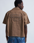 JACKET EMBROIDERED CAMEL
