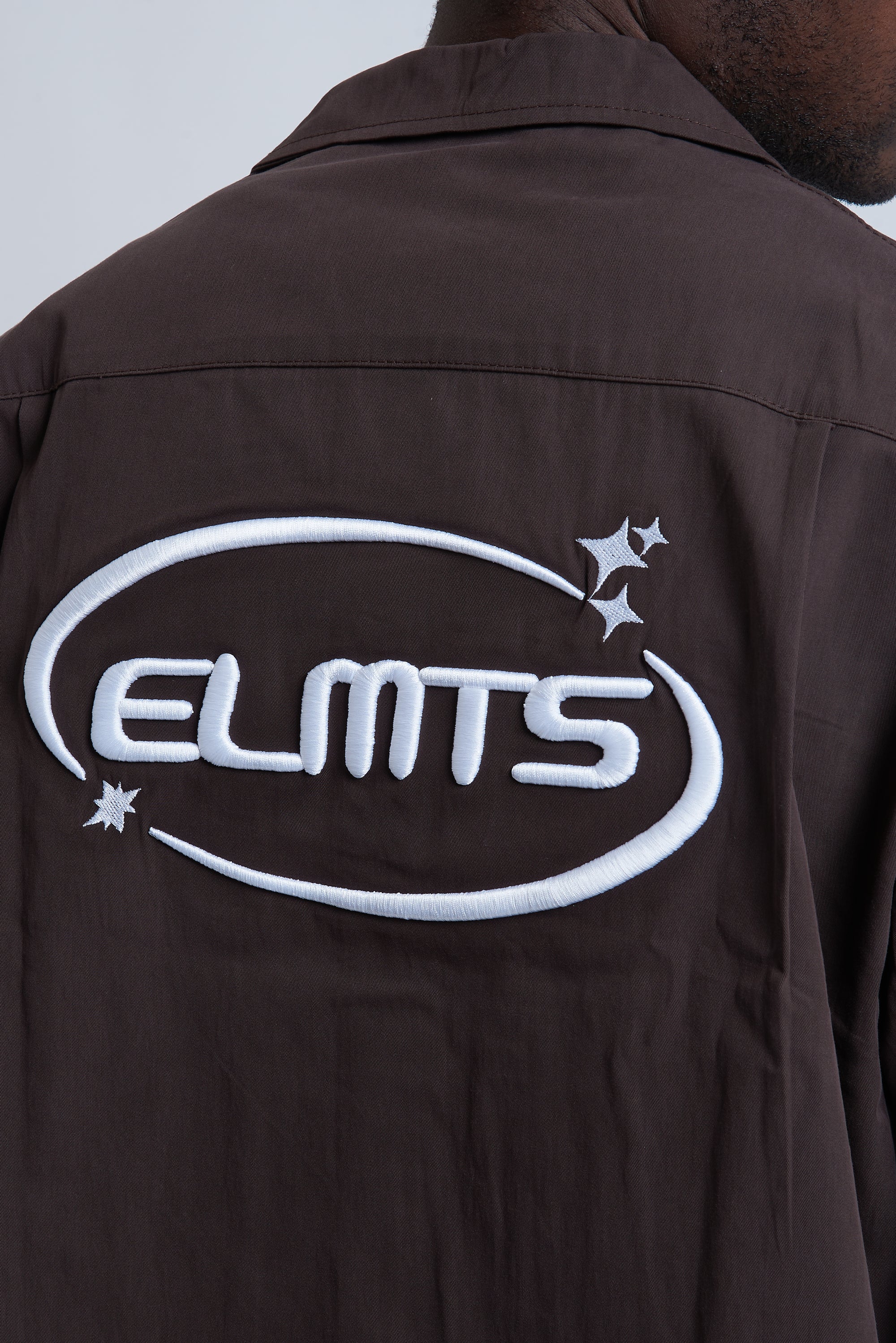 JACKET EMBROIDERED CHOCO