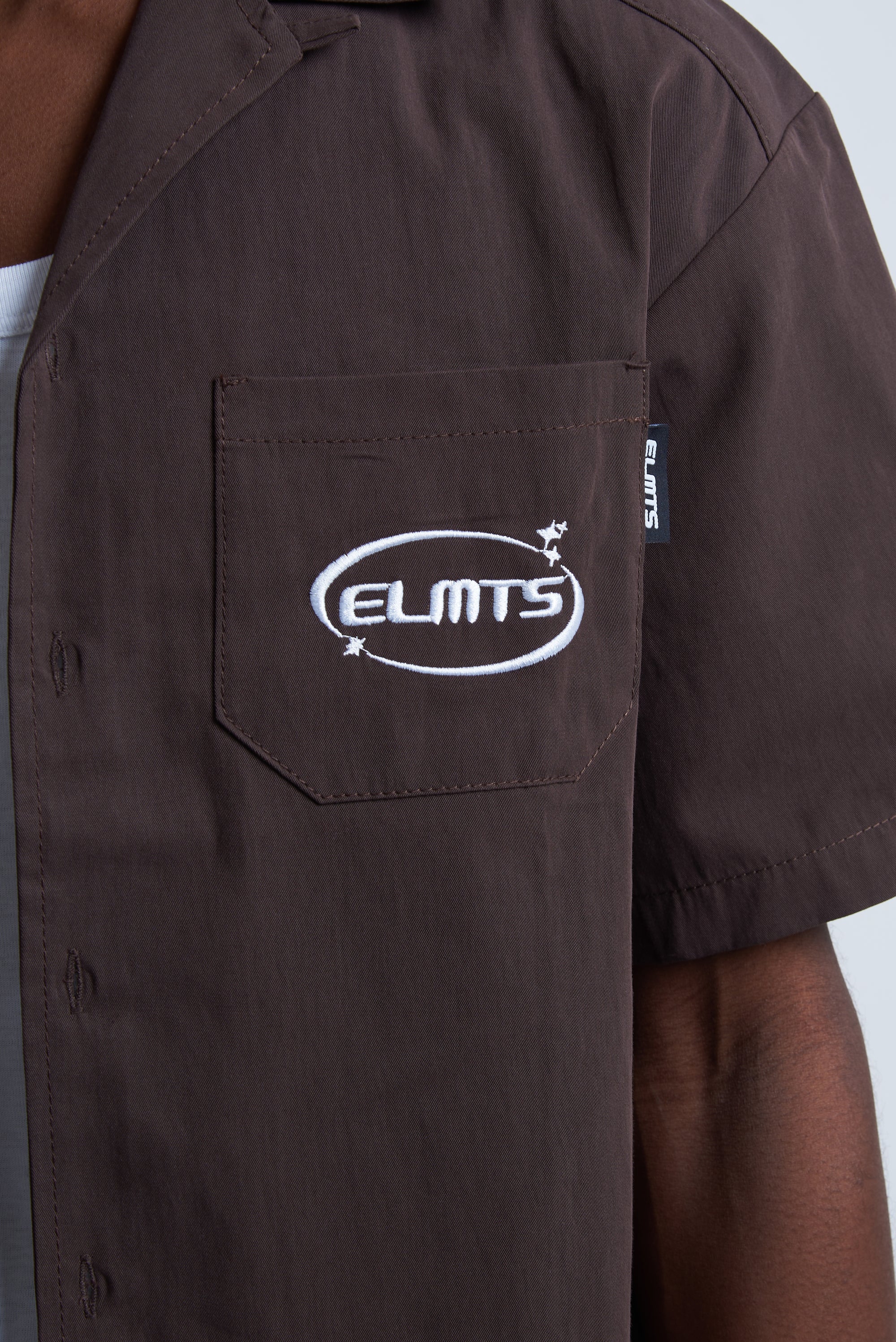 JACKET EMBROIDERED CHOCO