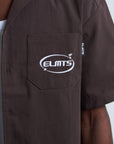 JACKET EMBROIDERED CHOCO