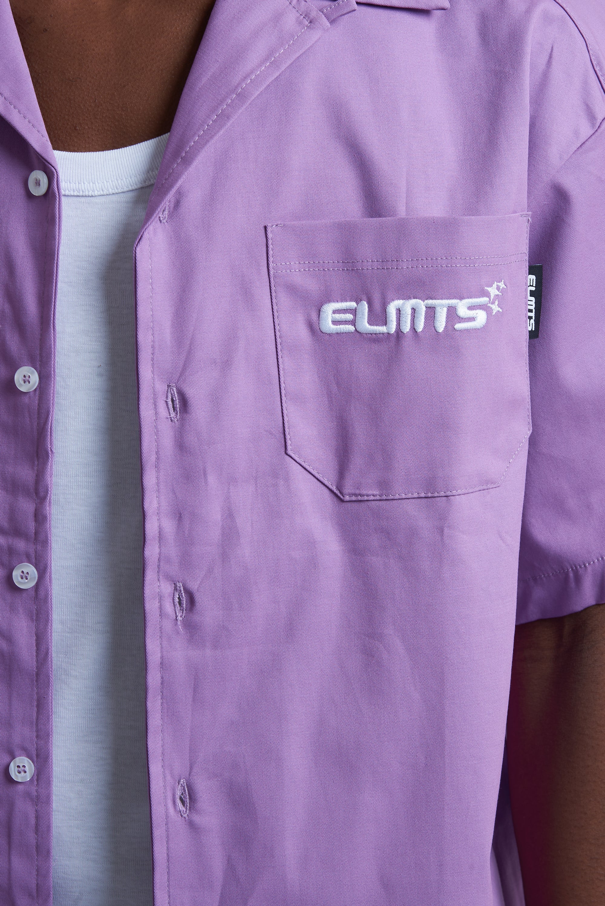 JACKET EMBROIDERED  LILLA