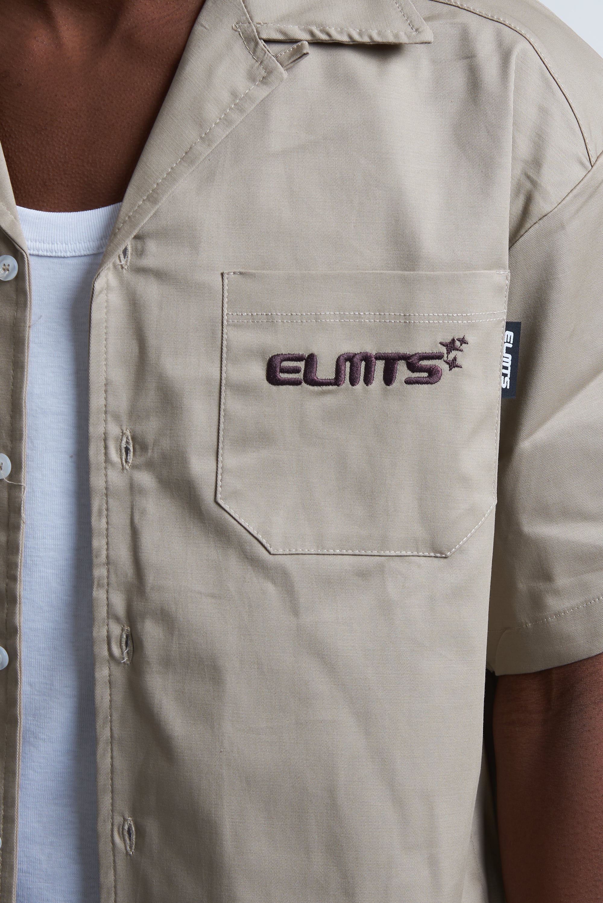 JACKET EMBROIDERED SAND
