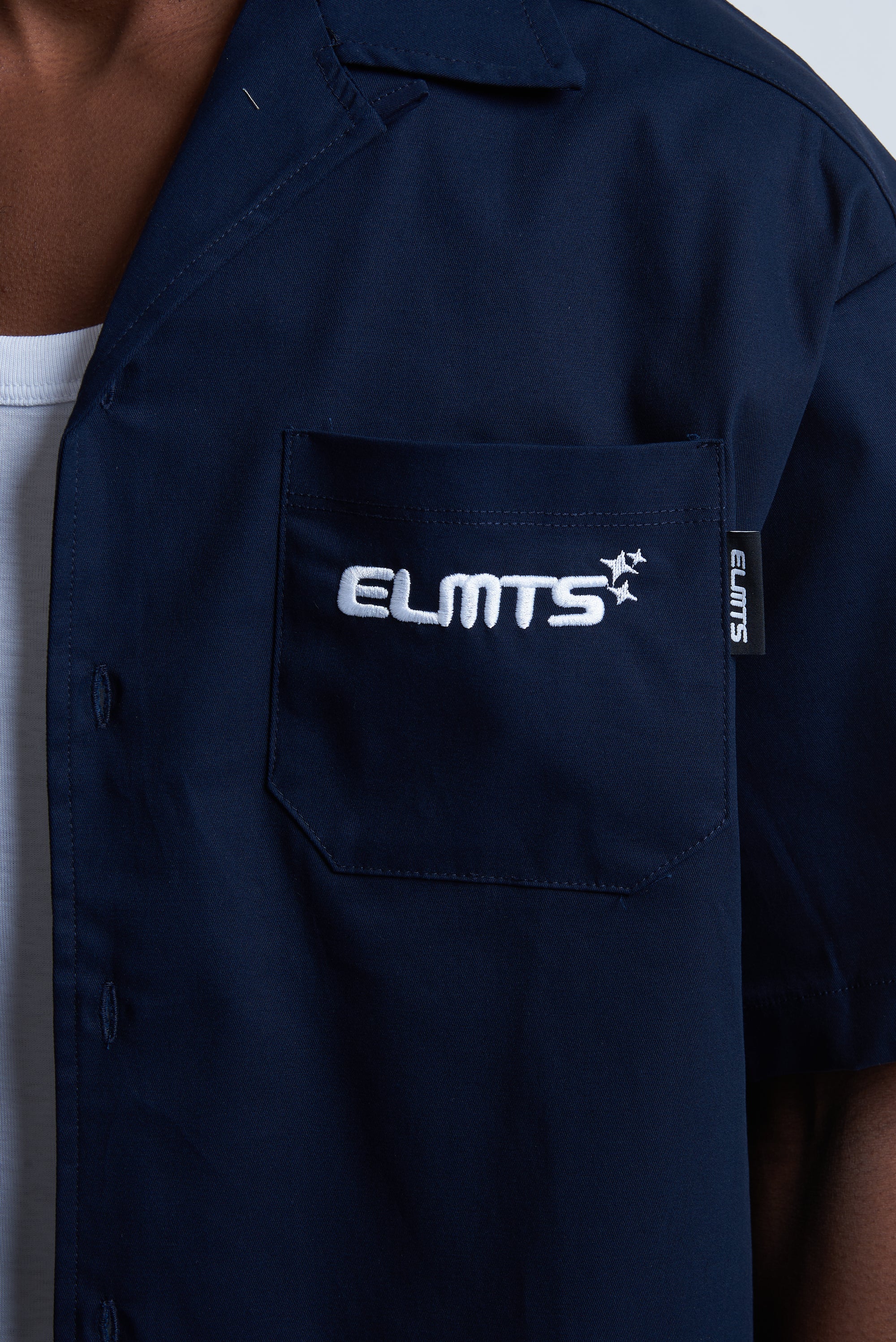 JACKET EMBROIDERED BLU NIGHT