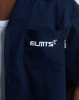JACKET EMBROIDERED BLU NIGHT