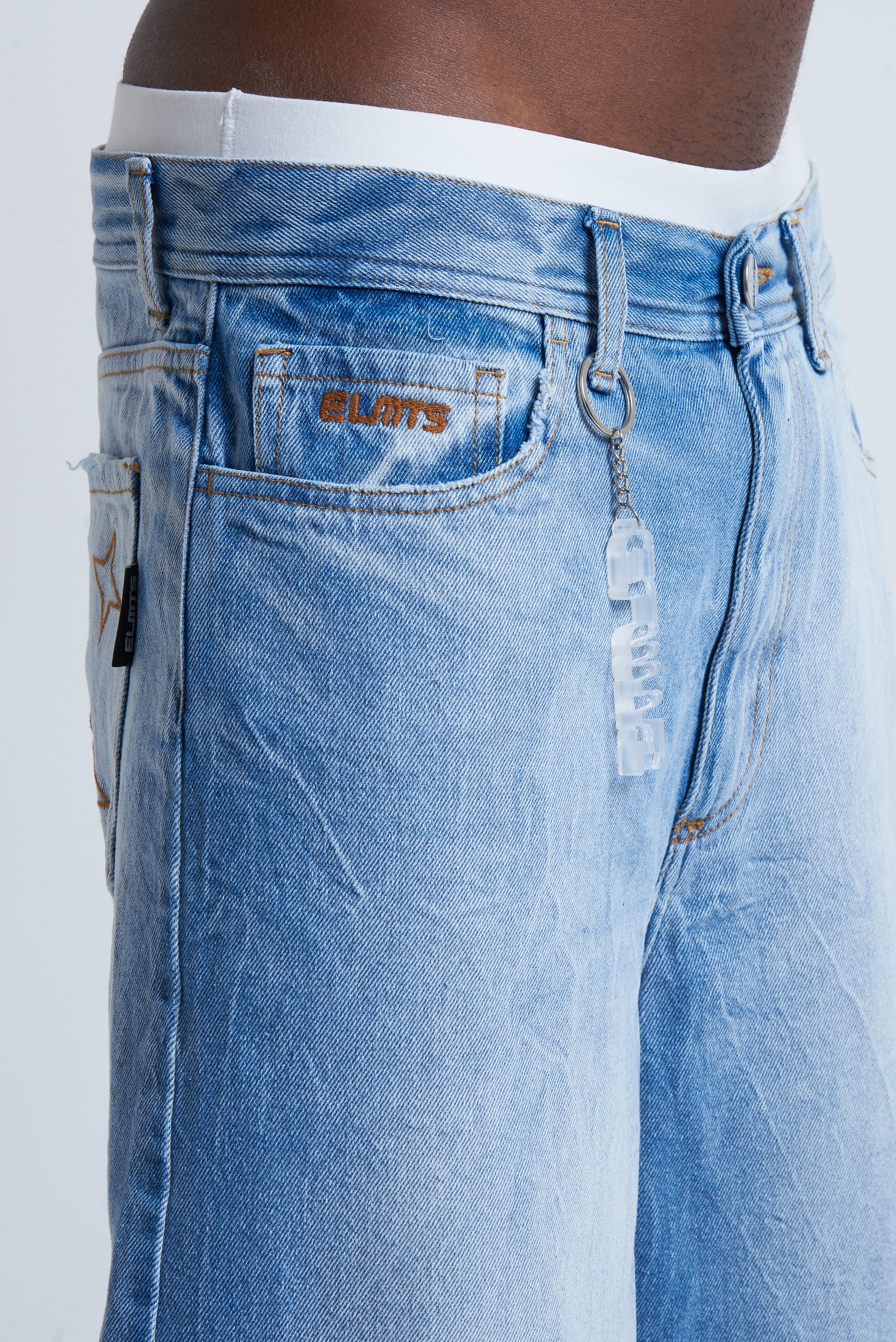 JORTS BAGGY CLEAR THUNDER