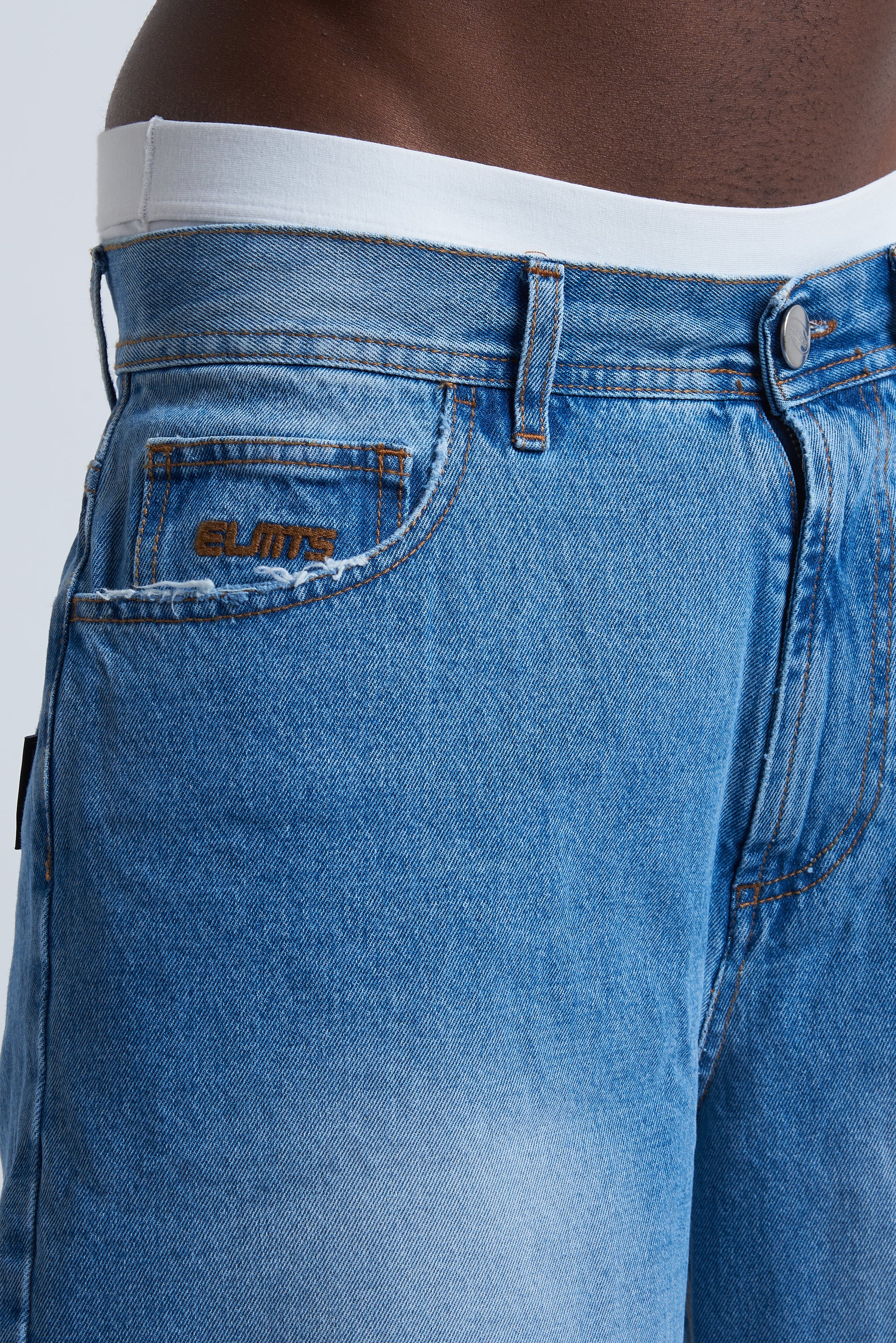 JORTS BAGGY DB STONE WASH