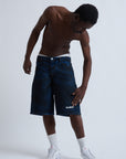 JORTS DENIM BAGGY RESIN