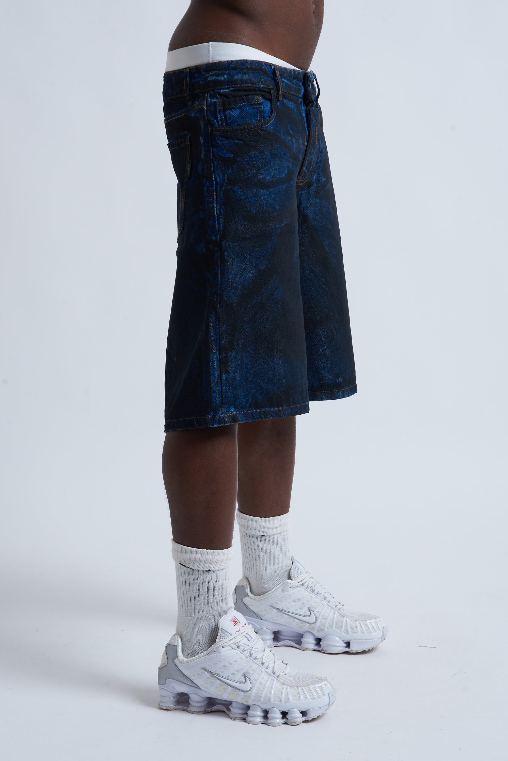 JORTS DENIM BAGGY RESIN