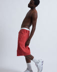 JORTS BAGGY RED DAMAGE