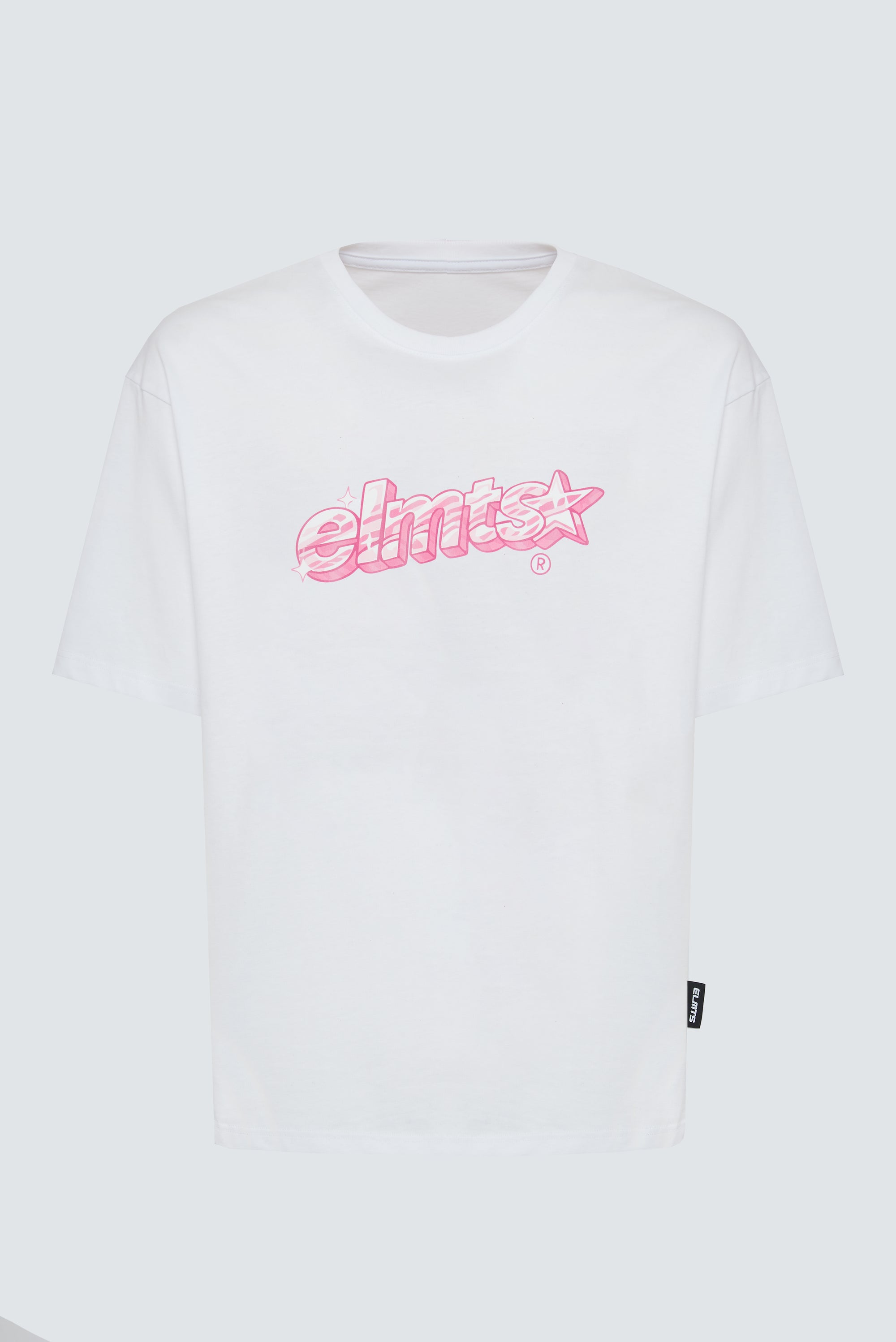 TEE WRITTEN PINK WHITE