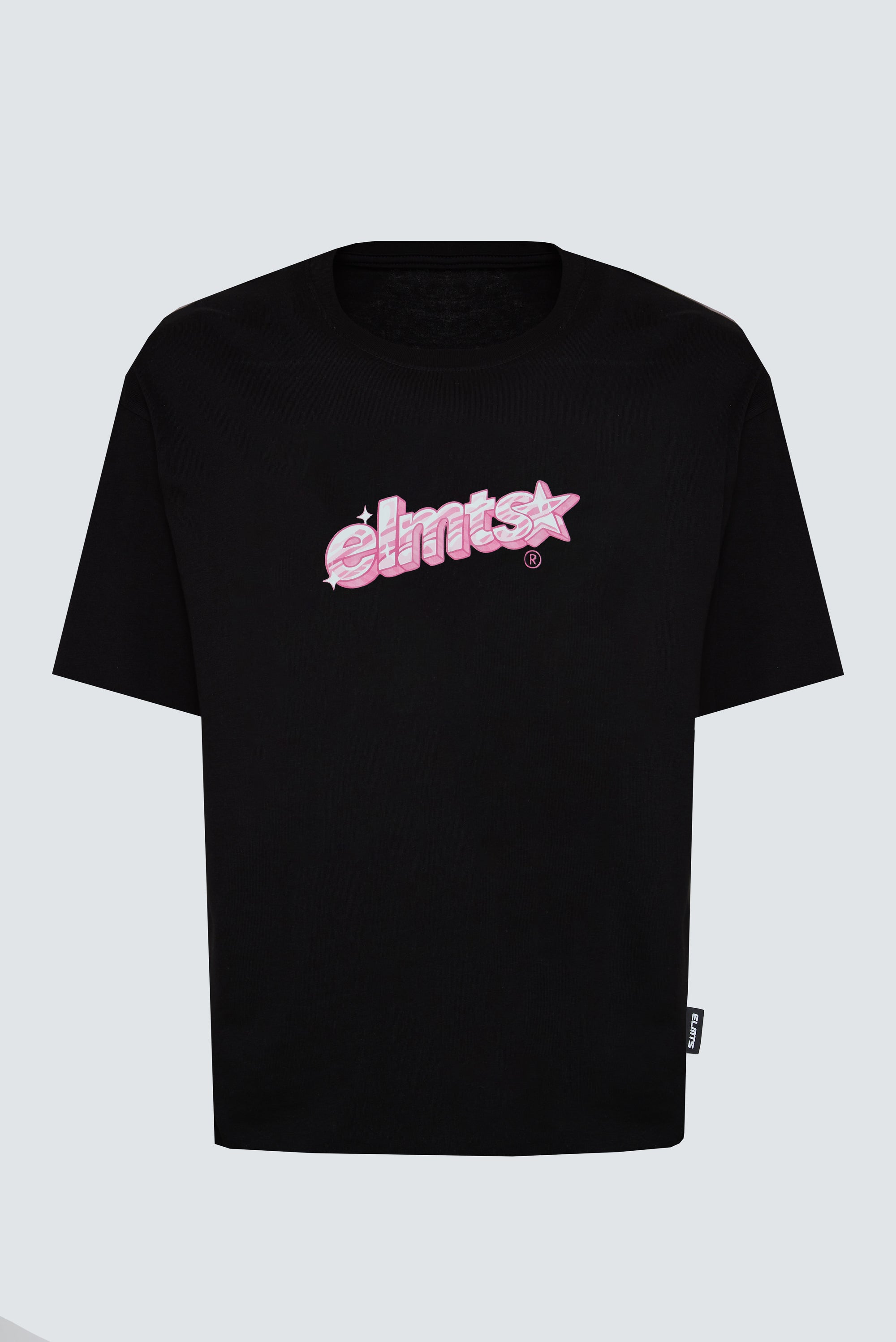 TEE WRITTEN PINK BLACK