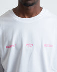 TEE PROJECT ELMTS WHITE - PINK