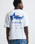 TEE PROJECT ELMTS WHITE - ROYAL