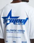 TEE PROJECT ELMTS WHITE - ROYAL