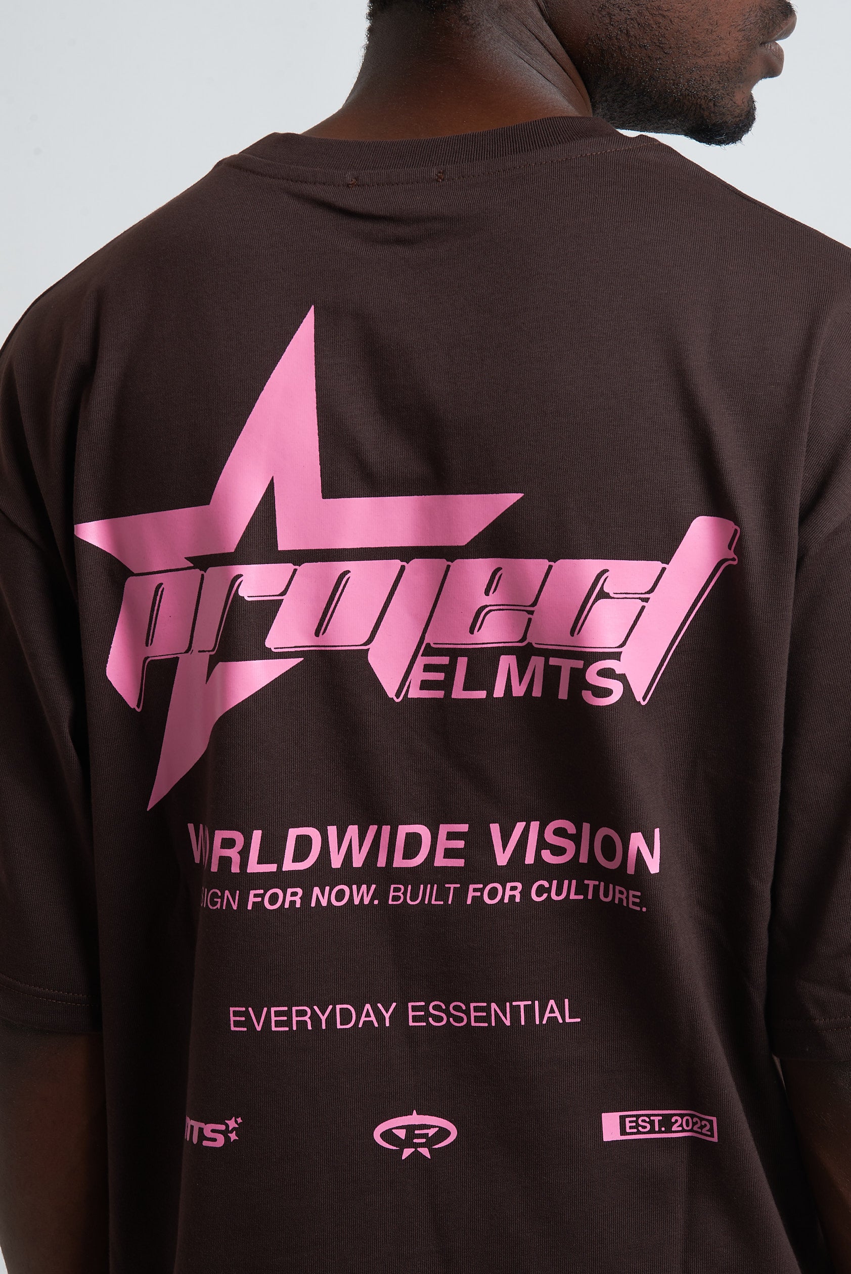 TEE PROJECT ELMTS CHOCO - PINK