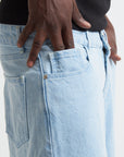 JORTS STONE WASHED CLEAR