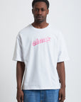 TEE WRITTEN PINK WHITE